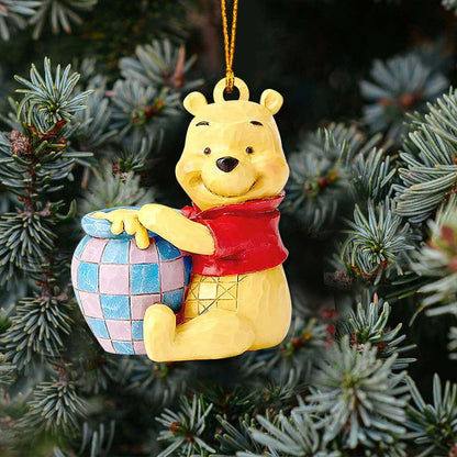 Little Bear - Christmas Mouse Ornament (Printed On Both Sides)