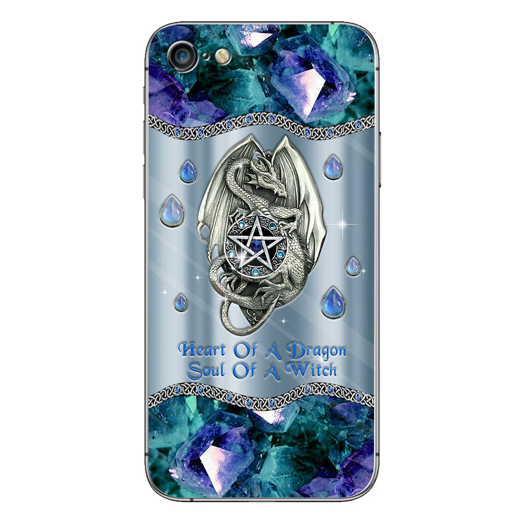 Heart Of A Dragon Soul Of A Witch 3D Pattern Print Phone Case