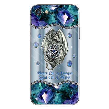 Heart Of A Dragon Soul Of A Witch 3D Pattern Print Phone Case