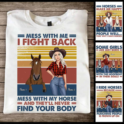 Horse Girl - Personalized T-shirt and Hoodie