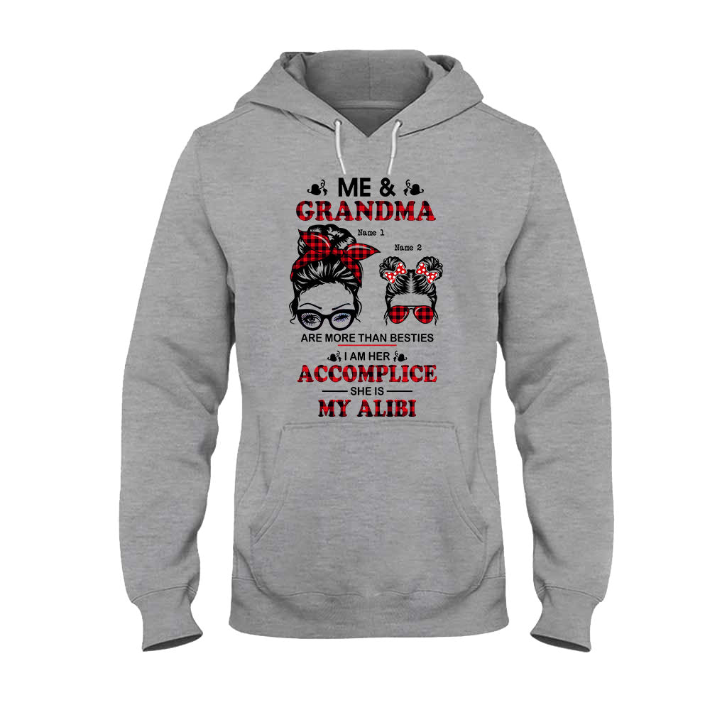 Me & Grandma Are More Than Besties - Personalized T-shirt and Hoodie