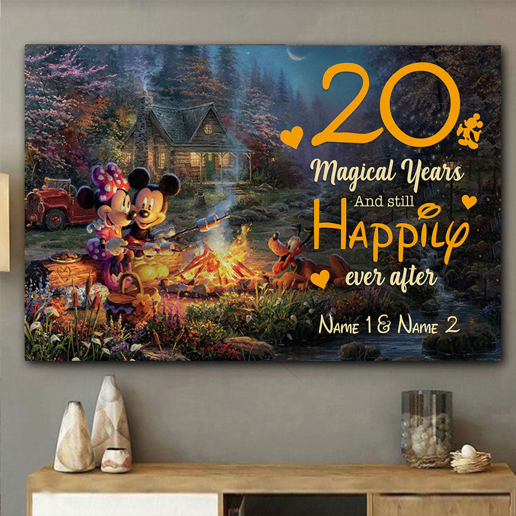 Still Happily Ever After - Personalized Couple Mouse Poster
