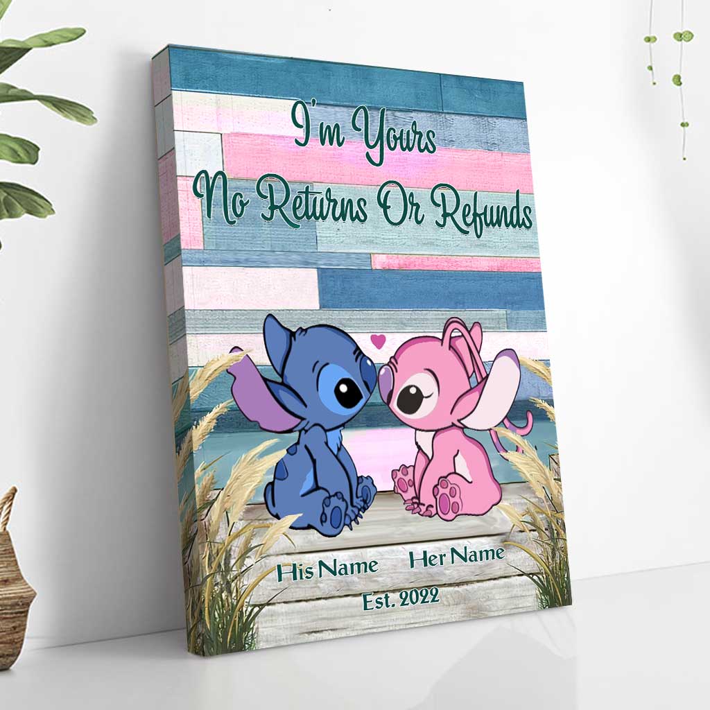 I'm Yours No Returns Or Refunds - Personalized Ohana Poster