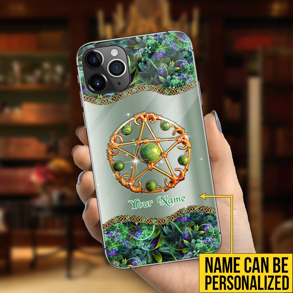 Mystery Witch Star - Personalized Phone Case With 3D Printed