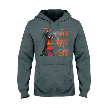 Let's Get Lit - Witch T-shirt and Hoodie