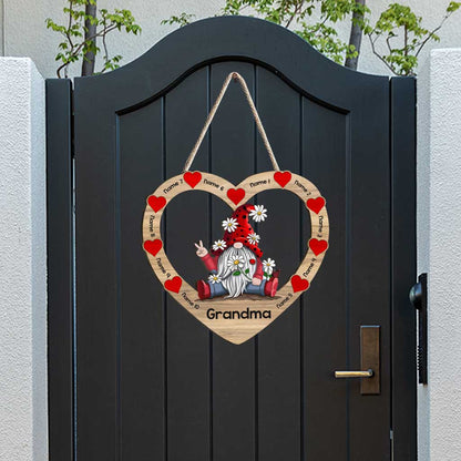 Grandma - Personalized Mother's Day Grandma Wood Sign