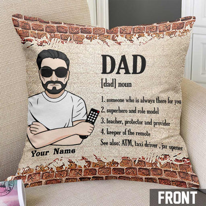 Always There For You - Personalized Father Throw Pillow