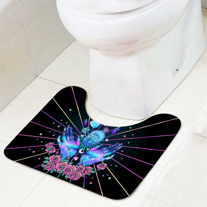 Magic Witch - Bathroom Curtain & Mats Set