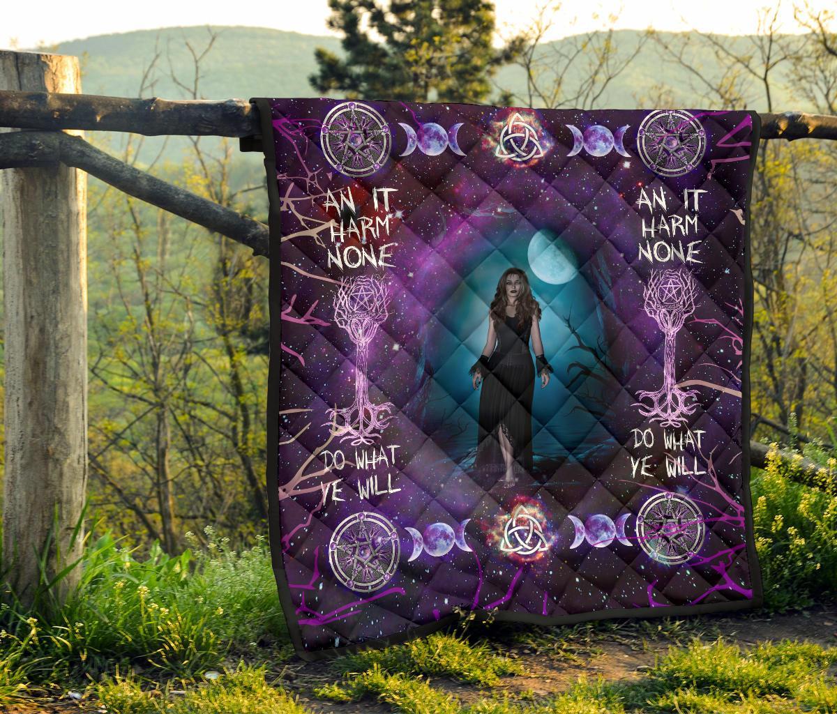 Witchy Woman Wicca - Witch Quilt 0822