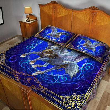Galactic Pegasus - Horse Quilt Set