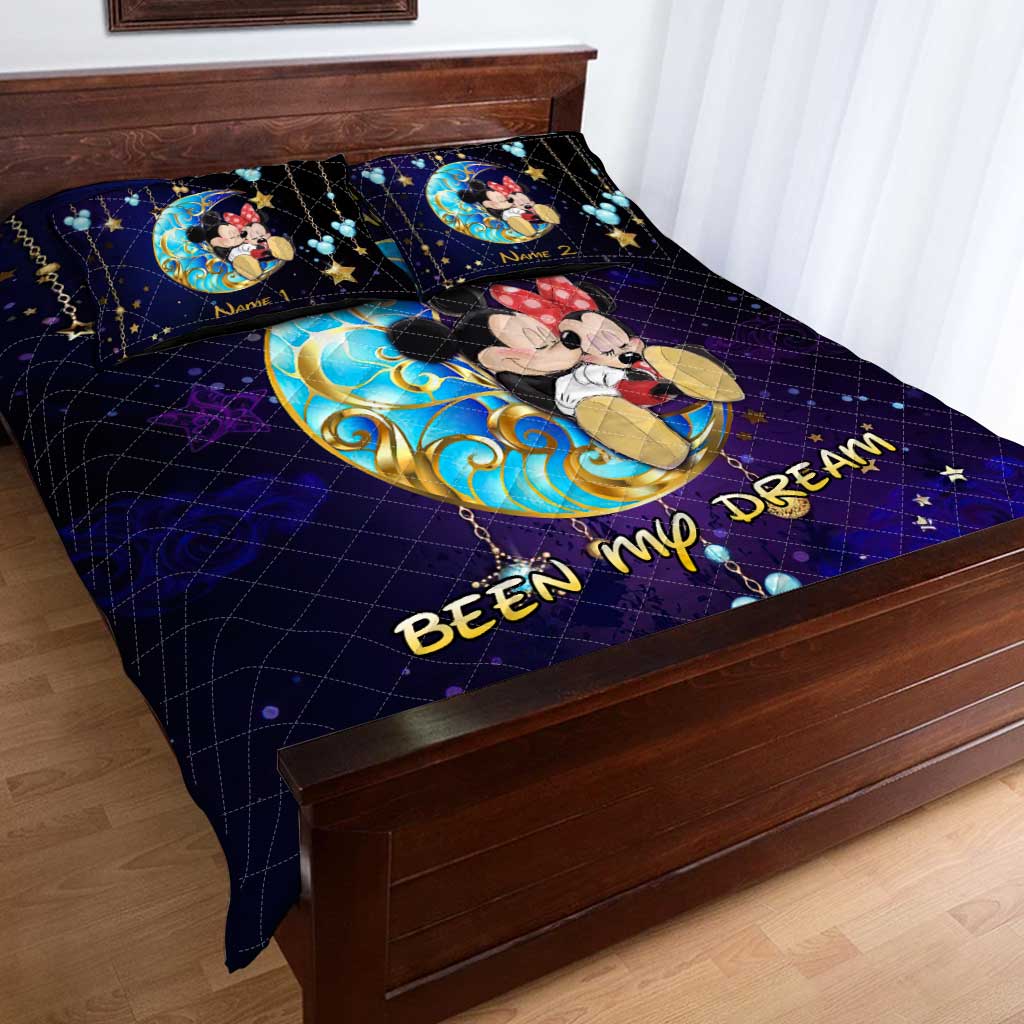 You & Me We Got This - Personalized Mouse Quilt Set