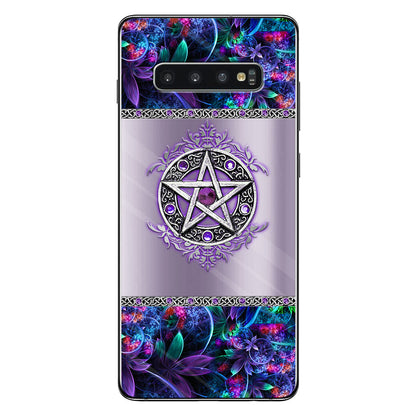 Purple Pentacle Witch - Personalized Phone Case