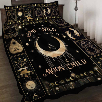 Witch By Nature Moon Child Quilt Set