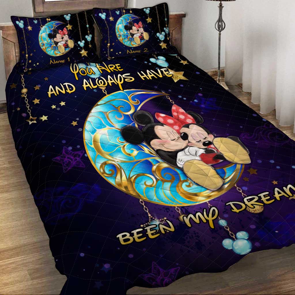 You & Me We Got This - Personalized Mouse Quilt Set