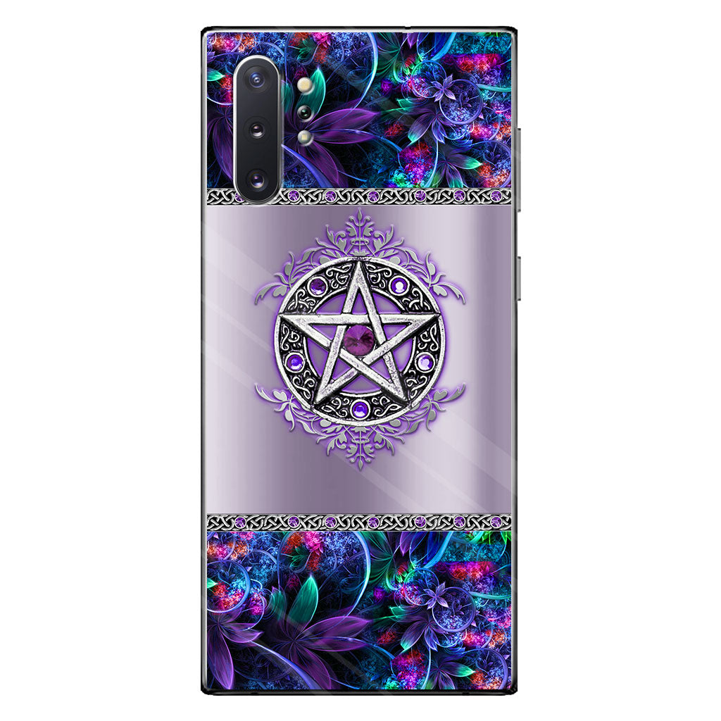 Purple Pentacle Witch - Personalized Phone Case