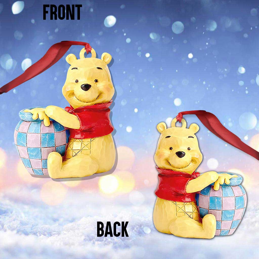 Little Bear - Christmas Mouse Ornament (Printed On Both Sides)