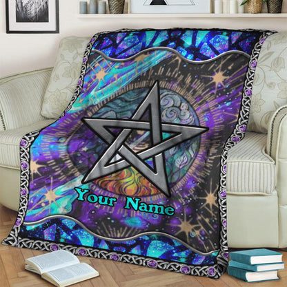 Mystical Pentagram - Personalized Witch Blanket