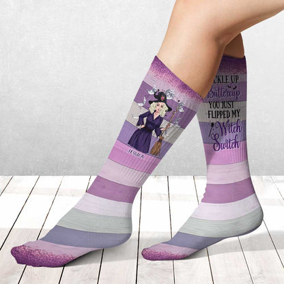 Witch Switch - Personalized Witch Socks