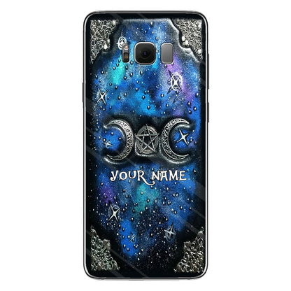 Tripple Moon Silver - Personalized Witch Phone Case
