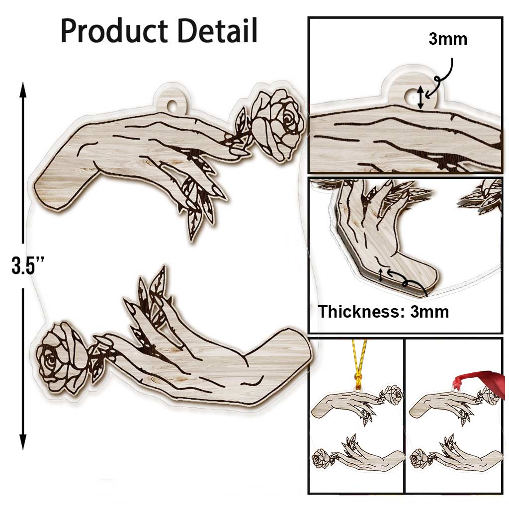 Blessed Be - Witch Transparent Ornament