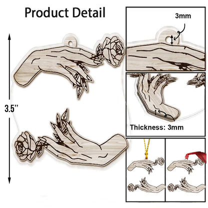 Blessed Be - Witch Transparent Ornament