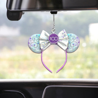 100 Years Of Wonder - Mouse Transparent Car Ornament