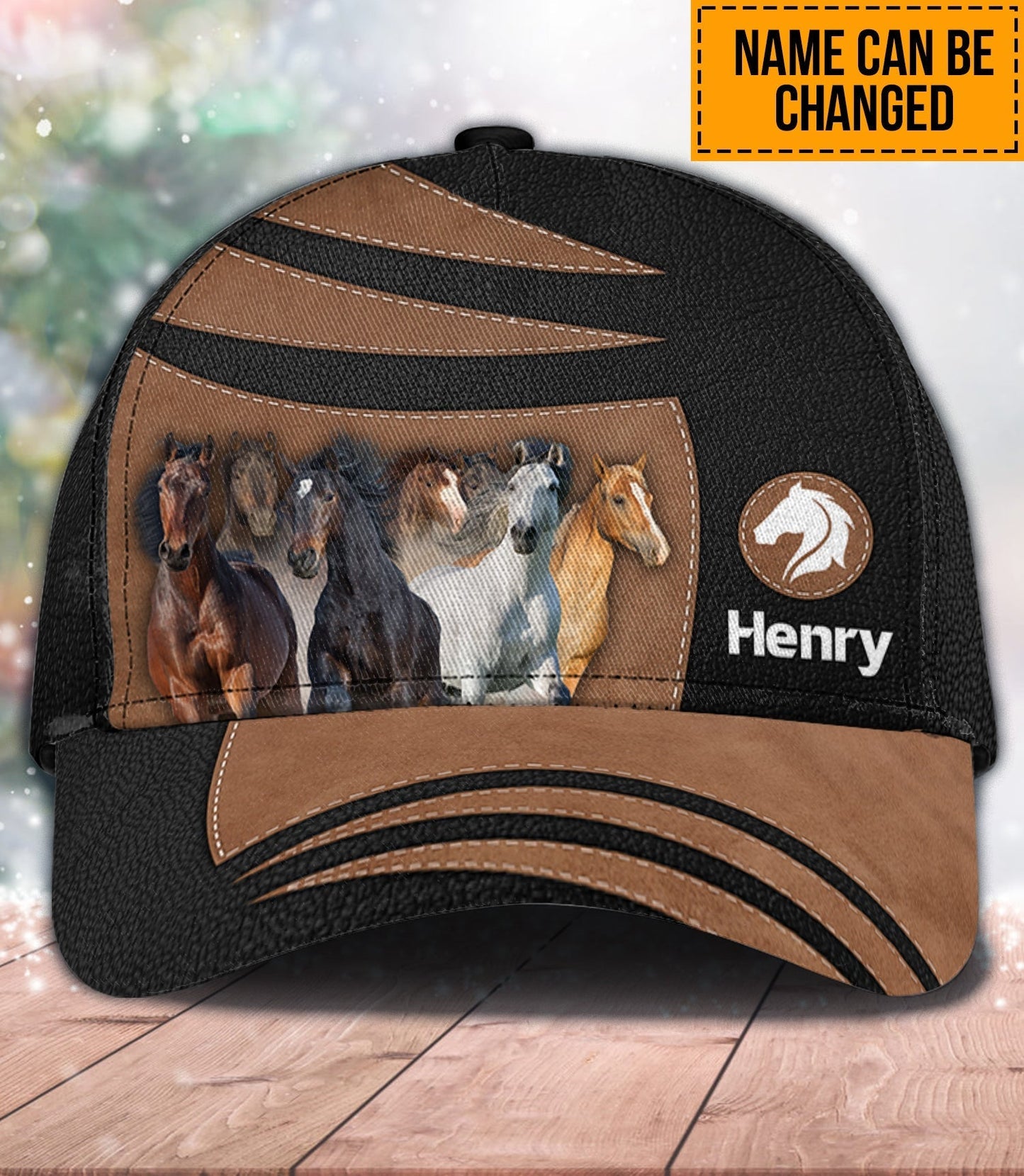 Love Horses Personalized Horse Classic Cap 0523