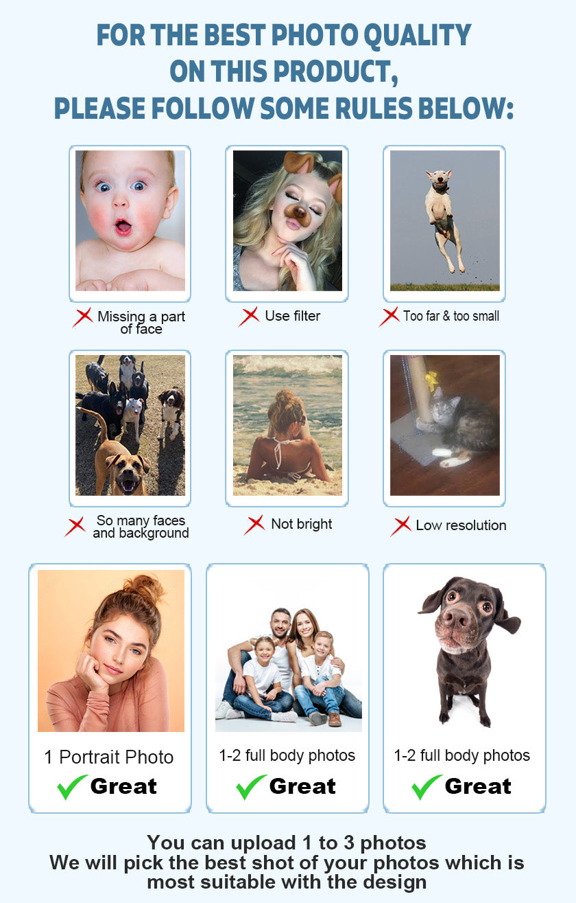 Custom Figure From Any Photo - Personalized Football Custom Shaped Acrylic Plaque