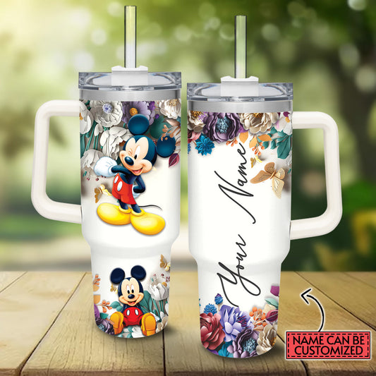 Love Mouse Personalized Mouse Tumbler With Handle 0224