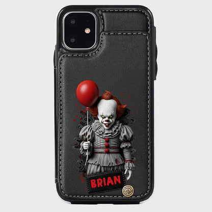 Scary Halloween - Personalized Horror Character Wallet Phone Case