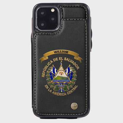 Proud El Salvador - Personalized Expats Wallet Phone Case