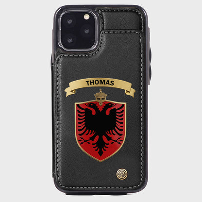 Proud Albania - Personalized Expats Wallet Phone Case