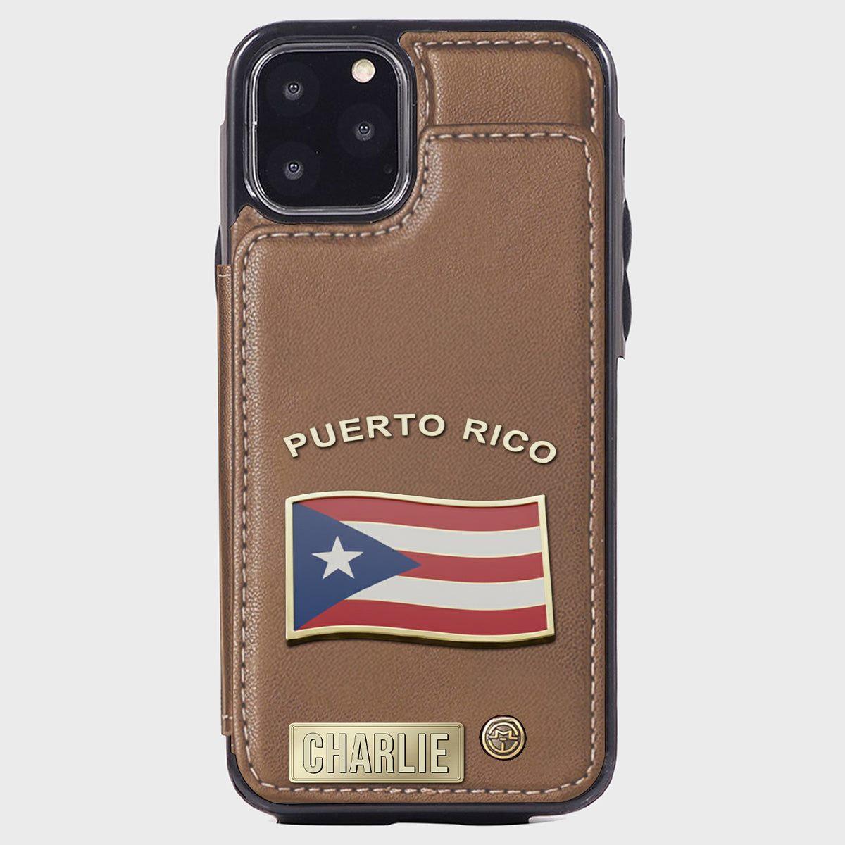 Proud Puerto Rico - Personalized Expats Wallet Phone Case