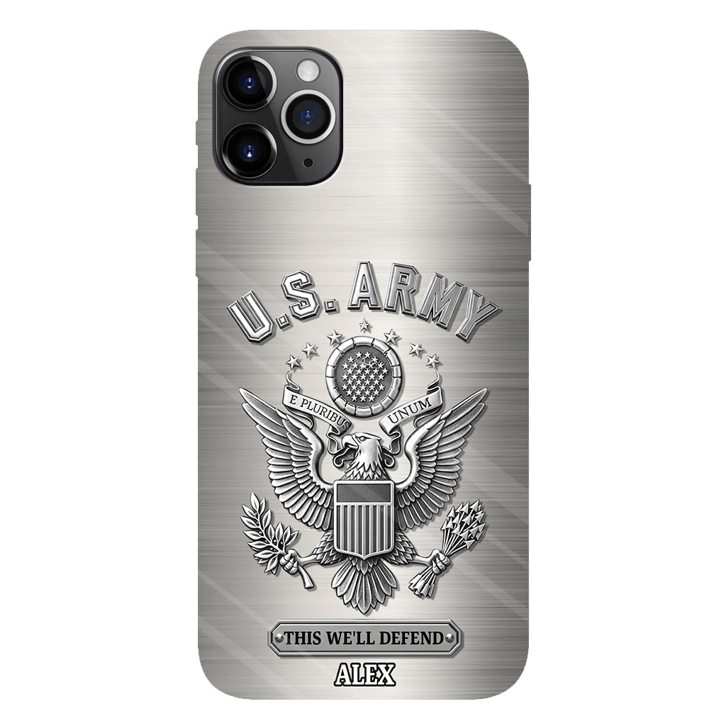 This We'll Defend - Personalized Veteran Full Print Phone Case