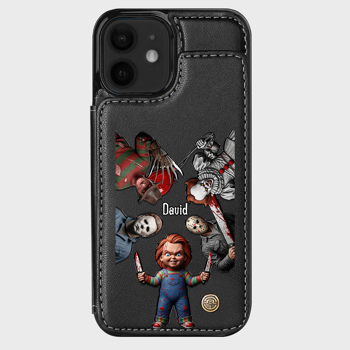 Horrors Characters - Personalized Horror Character Wallet Phone Case
