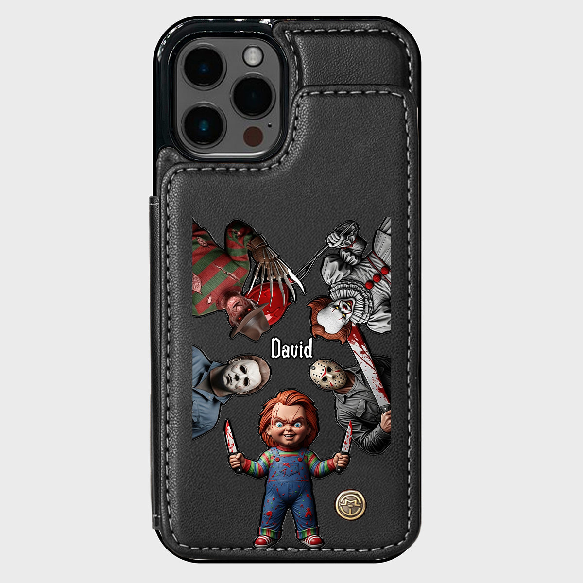 Horrors Characters - Personalized Horror Character Wallet Phone Case