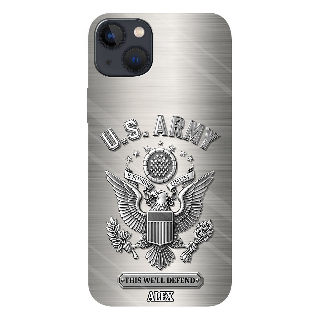 This We'll Defend - Personalized Veteran Full Print Phone Case
