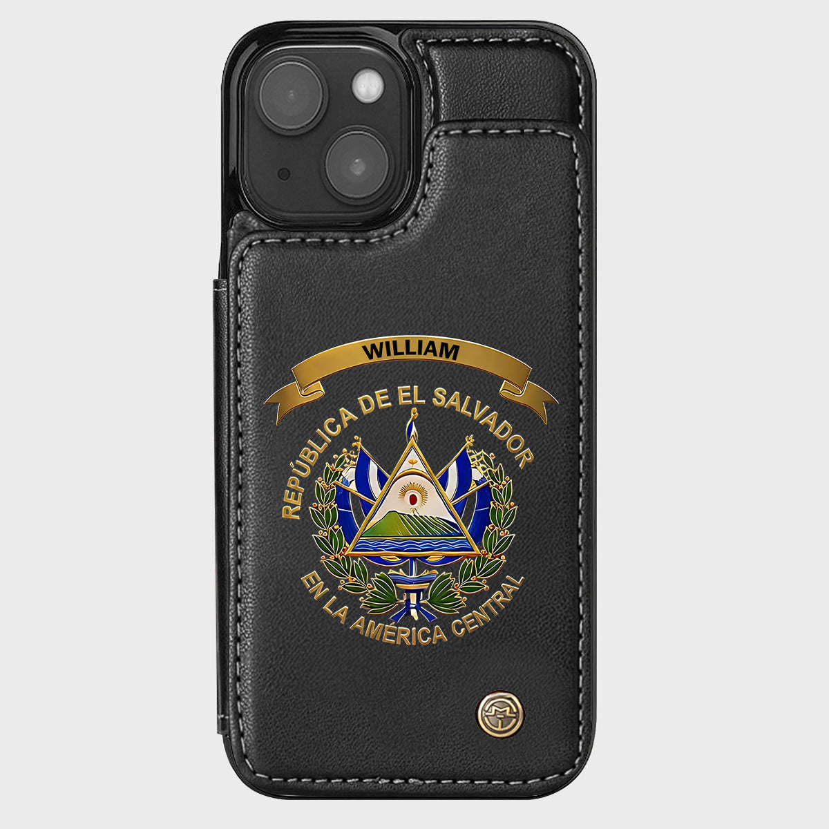 Proud El Salvador - Personalized Expats Wallet Phone Case