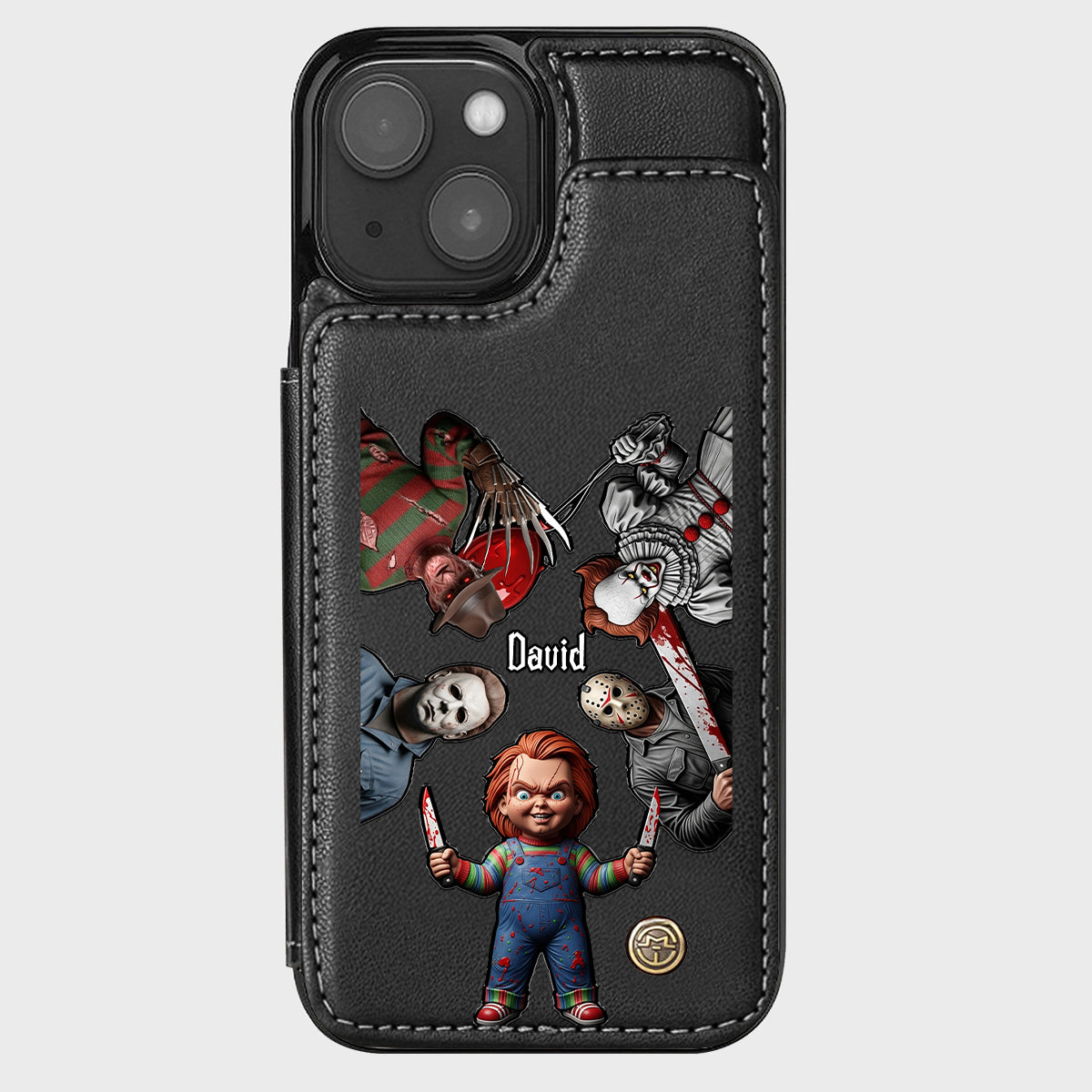 Horrors Characters - Personalized Horror Character Wallet Phone Case