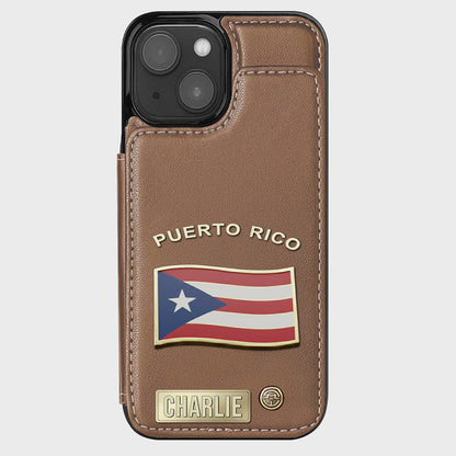 Proud Puerto Rico - Personalized Expats Wallet Phone Case