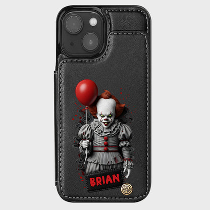 Scary Halloween - Personalized Horror Character Wallet Phone Case