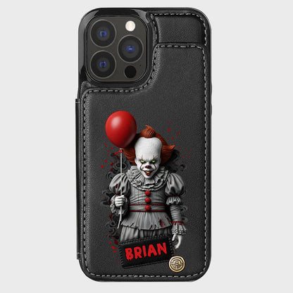 Scary Halloween - Personalized Horror Character Wallet Phone Case