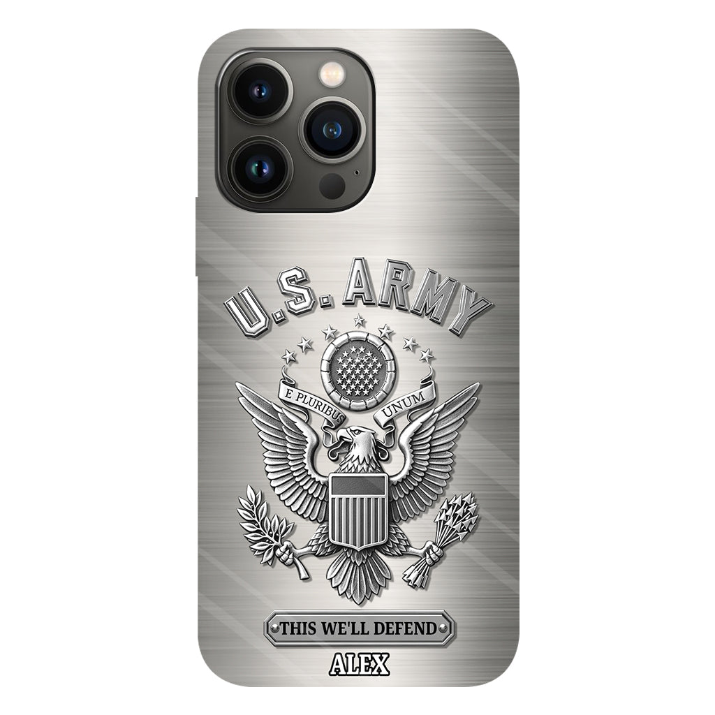 This We'll Defend - Personalized Veteran Full Print Phone Case