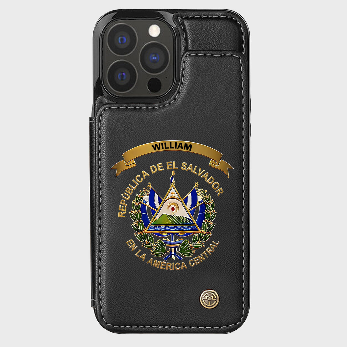 Proud El Salvador - Personalized Expats Wallet Phone Case