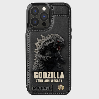 Monster 70th Anniversary Custom Name - Personalized Giant Monster Wallet Phone Case