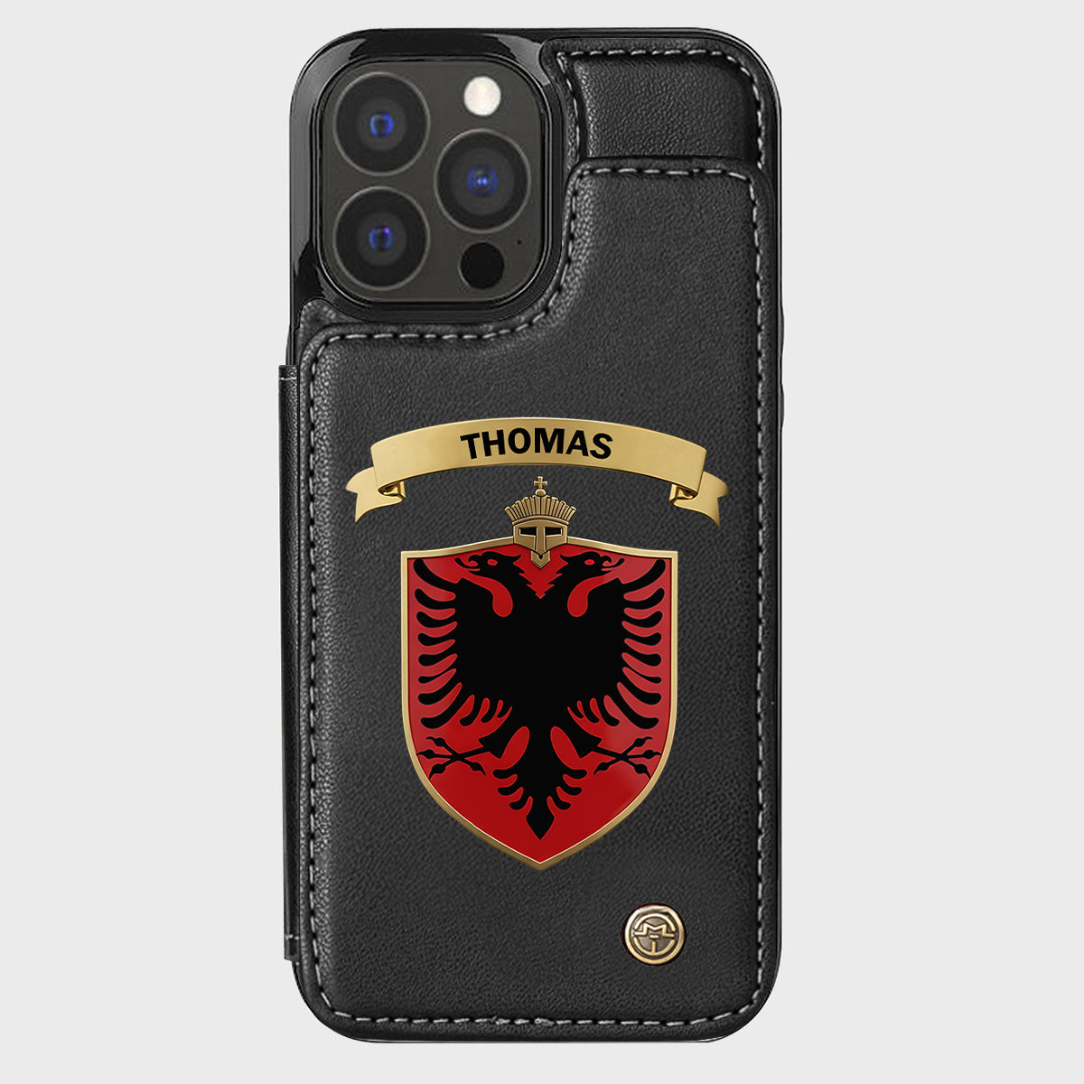 Proud Albania - Personalized Expats Wallet Phone Case