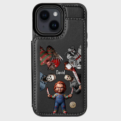 Horrors Characters - Personalized Horror Character Wallet Phone Case