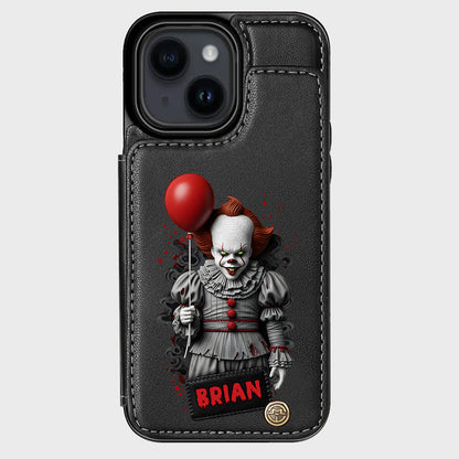 Scary Halloween - Personalized Horror Character Wallet Phone Case