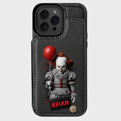Scary Halloween - Personalized Horror Character Wallet Phone Case