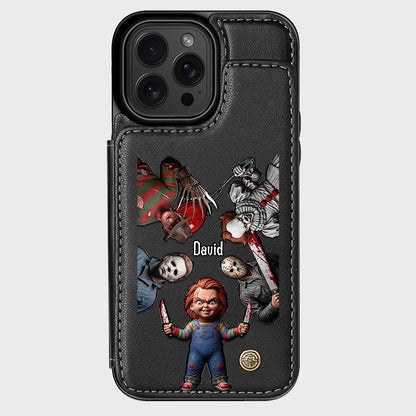 Horrors Characters - Personalized Horror Character Wallet Phone Case